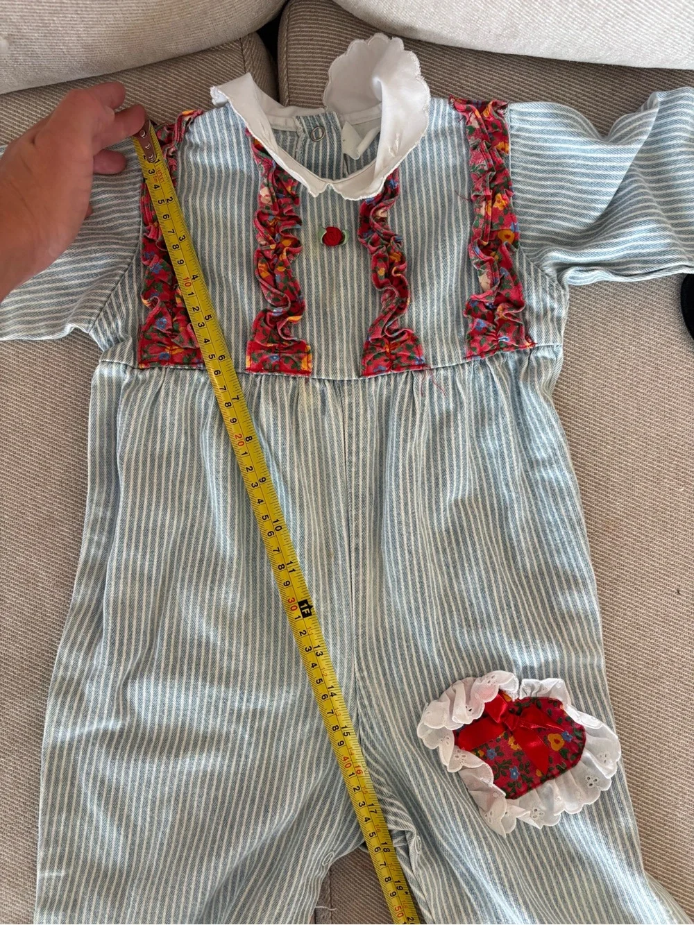 Hopscotch vintage pinstripe